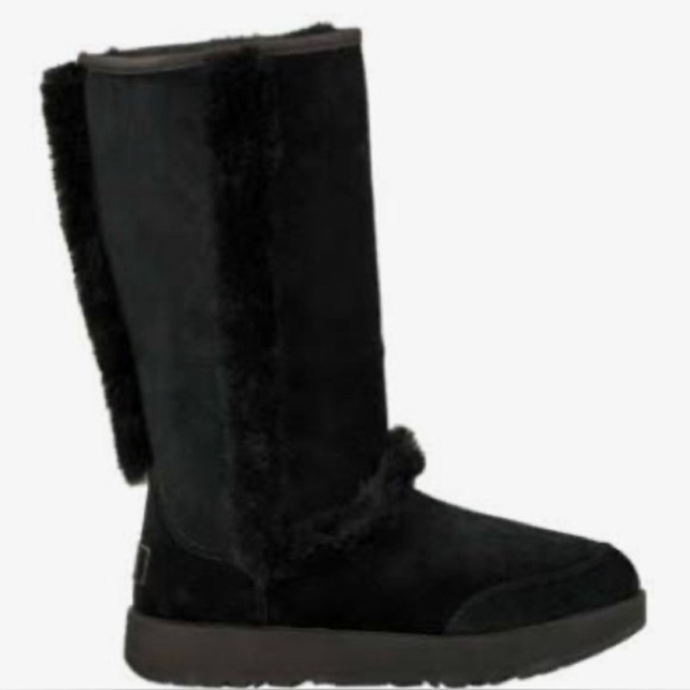 UGG Sundance Waterproof Boots Black NWT